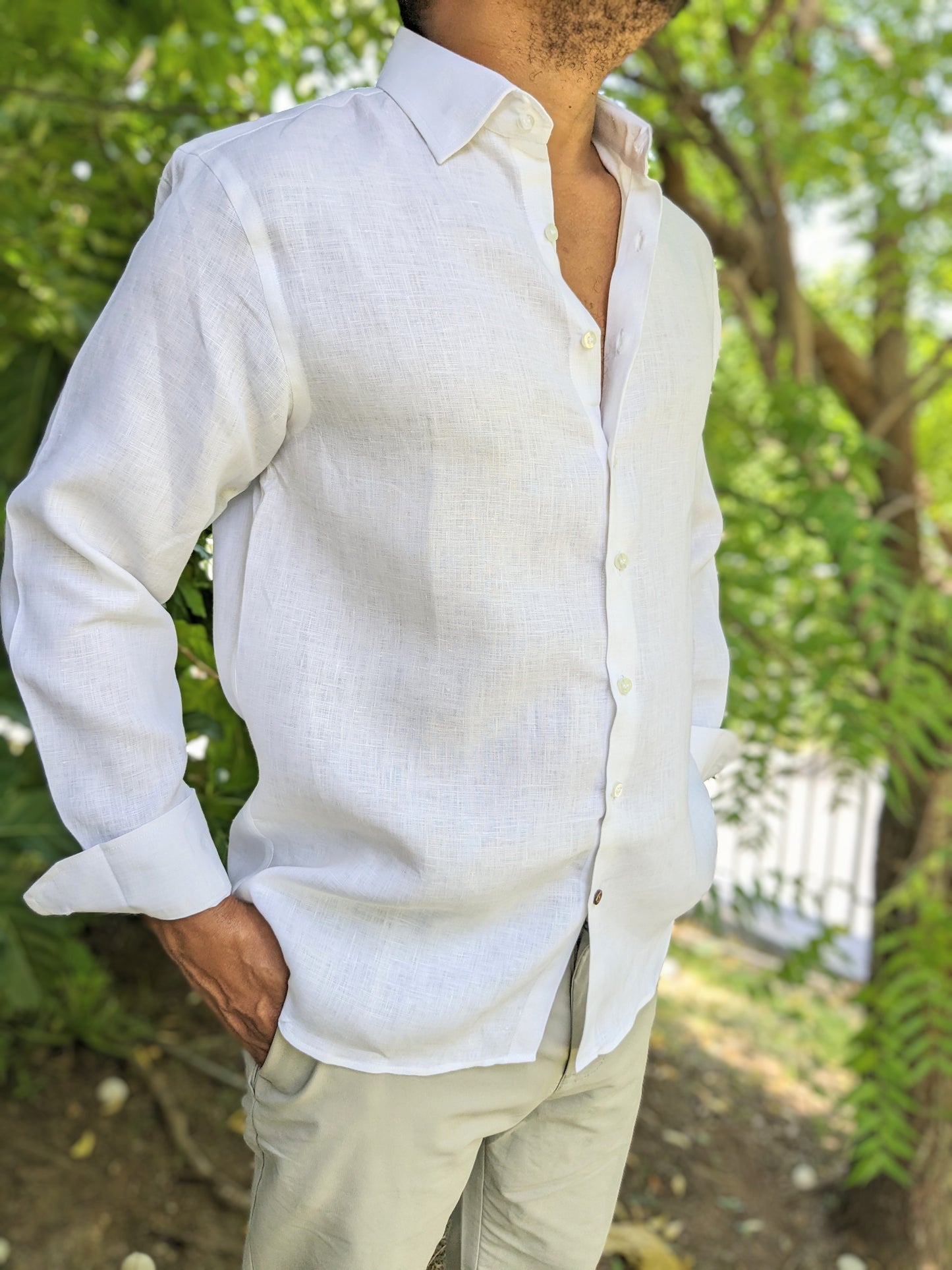 Camisa Anguila 100% Lino