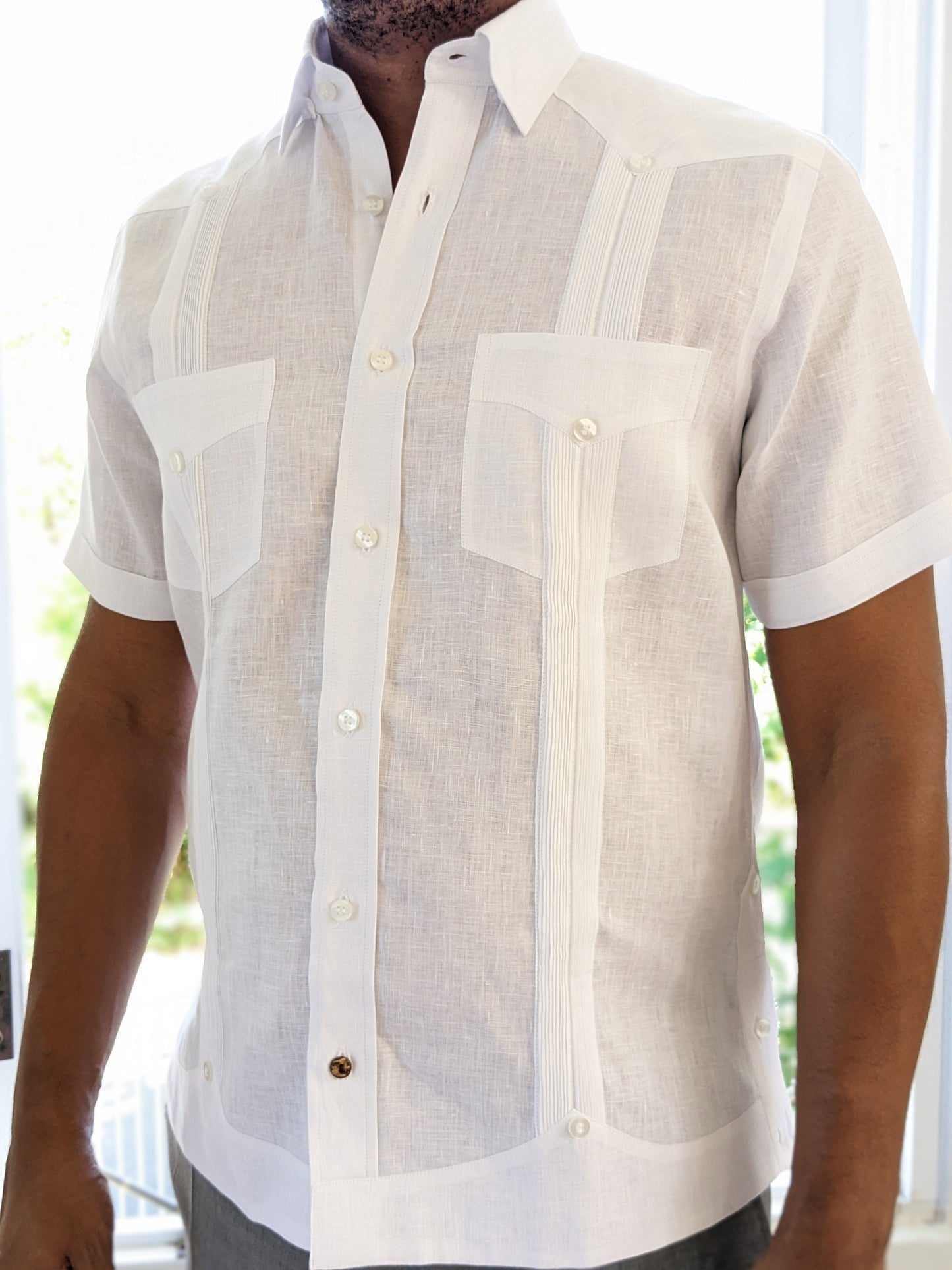 Guayabera Caribeña- short sleeve