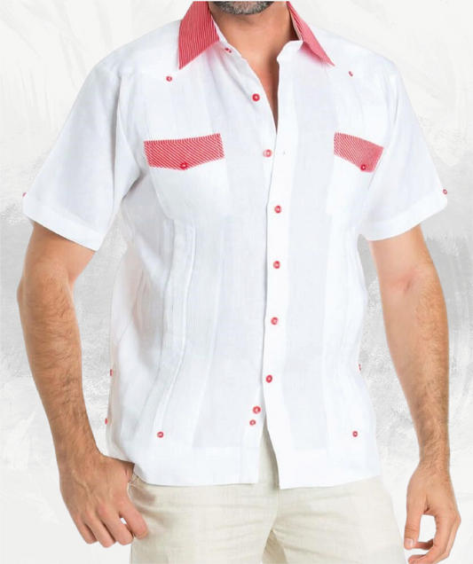 Guayabera Caribeña Full Custom: Manga Corta